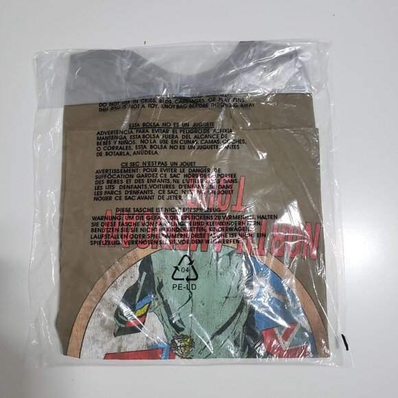 NWT Forever 21 The Police Cropped Graphic Tee in Brown - Size S/M - Picture 5 of 8